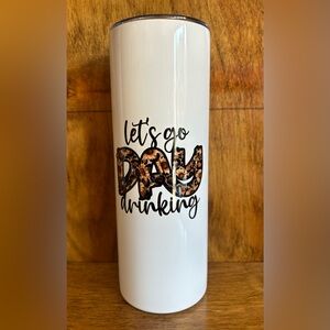 20oz statement tumbler. Great quality and so fun to carry!